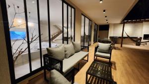 Et opholdsområde på Casa Mar dos Coqueirais