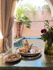 Jídlo v prázdninového domu nebo okolí