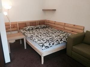 Łóżko lub łóżka w pokoju w obiekcie Agroturystyka Catranch