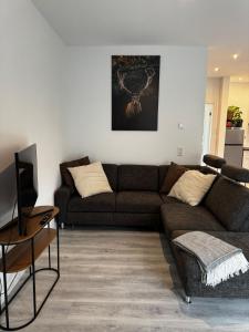 Χώρος καθιστικού στο Ferienhaus Moritz