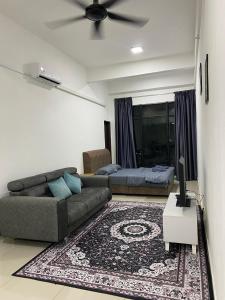 Χώρος καθιστικού στο Mekla Hotel Studio Apartment