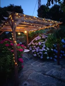 Κήπος έξω από το Maison traditionnelle avec vues sur St Michel