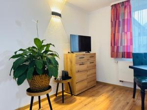 Μια τηλεόραση ή/και κέντρο ψυχαγωγίας στο Gästehaus Jekle