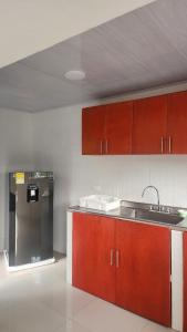 Η κουζίνα ή μικρή κουζίνα στο Finca Casa Real la Vega