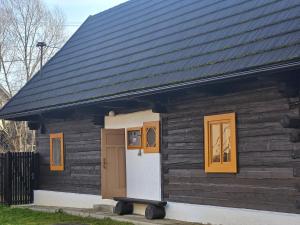 Bygningen som feriehuset ligger i