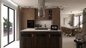 Eldhús eða eldhúskrókur á Casa Harmonia - 5-Bedroom Group Villa with Private Pool, Outdoor Cinema & Fire Pit