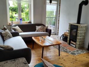 Un lugar para sentarse en Ferienwohnung Rossenhof