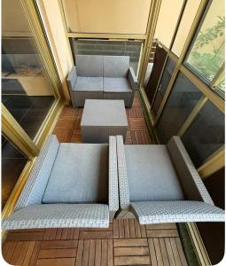 Χώρος καθιστικού στο Soleil & serenité votre T2 au Cannet