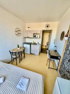 Kuchyň nebo kuchyňský kout v ubytování Hyper Centre de Valence - Studio N23