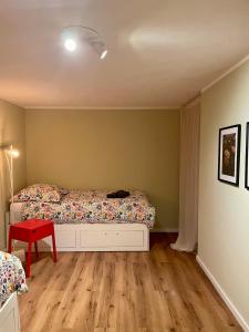 Кровать или кровати в номере Moderne Wohnung nahe Hockenheimring für bis zu 8 Personen +16 фотографий