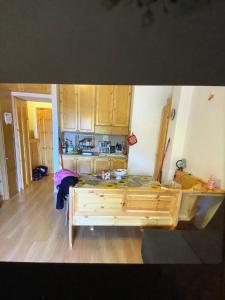 Una cocina o cocineta en Casetta di montagna