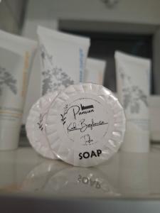 a paper plate sitting on top of a table at Pansion Kod Brajlovica in Tuzla