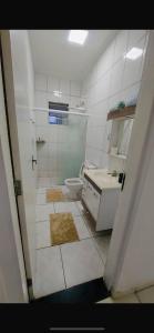 Koupelna v ubytování Casa térrea no centro ideal pra família e trabalho