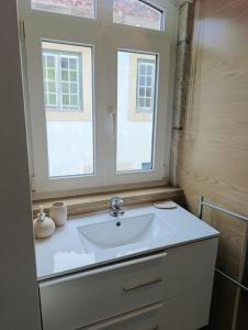 Koupelna v ubytování Casa do Pelourinho