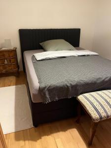 Postel nebo postele na pokoji v ubytování Ferienwohnung Cilli