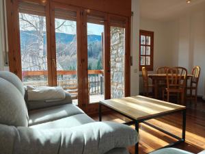 Posezení v ubytování Ca l'Isard