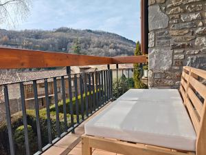 Balkón nebo terasa v ubytování Ca l'Isard