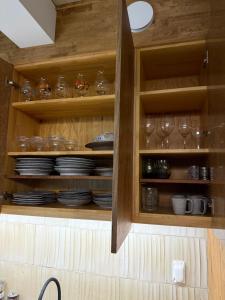 Una cocina o cocineta en 이든이네