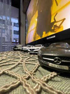 TV a/nebo společenská místnost v ubytování Bardhi apartment