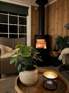 Χώρος καθιστικού στο Magical Winter Days At Sjusjøen