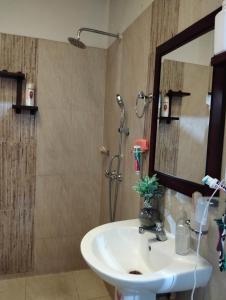 Koupelna v ubytování hostal el gato