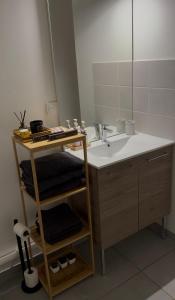 Et badeværelse på Beautiful Strasbourg apartment, 2 high standing rooms + 4 billeder