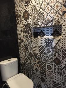 Phòng tắm tại Aura Kostel