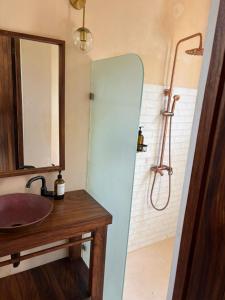 Koupelna v ubytování Villas Indigo Troncones