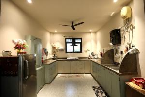 Køkken eller tekøkken på The berhins farmstay