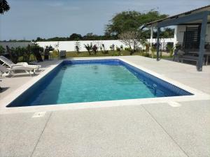 Swimmingpoolen hos eller tæt på Chez Khassim