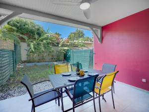 Αίθριο ή υπαίθριος χώρος στο Appartement avec jardin à 200m de la plage +5 φωτογραφίες