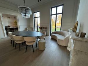 Χώρος καθιστικού στο Villa de Fraiture