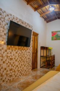 TV a/nebo společenská místnost v ubytování Arenal Descanso