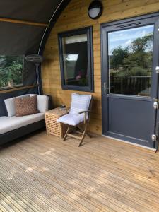 Μπαλκόνι ή βεράντα στο Beautiful one bed Pod in idyllic surroundings +5 φωτογραφίες