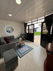 Posezení v ubytování Guatavita Loft - Apartamento