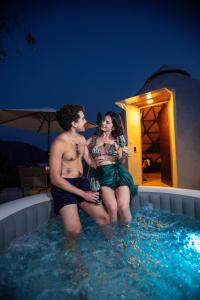 Khách lưu trú tại Gaiatri Holistic Glamping