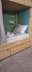 Ένα ή περισσότερα κρεβάτια σε δωμάτιο στο Urban Hostel Mindelo