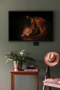 Avoca Studio في ريتشموند: صورة حصان على الحائط