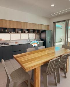 Kuchyň nebo kuchyňský kout v ubytování Sun Beach