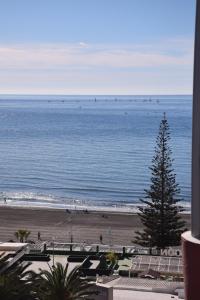 a view of the beach and the ocean at Carabela-C704 in Torrox Costa