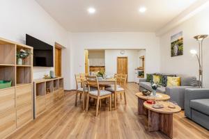 Χώρος καθιστικού στο Apartmán Šumava-Rejštejn