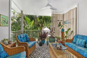 Et opholdsområde på The Highland Suite