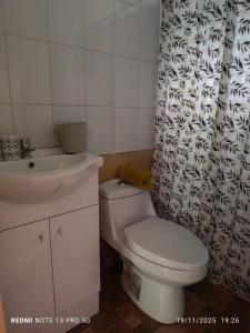 Koupelna v ubytování Rosa de los vientos Sur