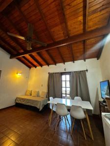 En eller flere senge i et værelse på Departamento Bitcoins House Gutenberg