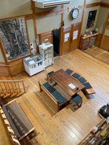 Χώρος καθιστικού στο 芦生山の家