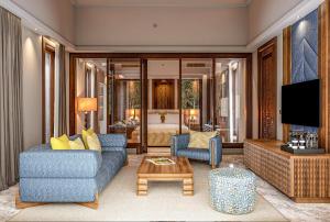 Et tv og/eller underholdning på Hiliwatu, Bali Ubud, a Tribute Portfolio Resort