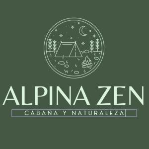 a logo for the alpina zen carama yatalatalzaza at Cabaña Alpina Zen in Carmen del Paraná