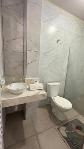 Koupelna v ubytování Pousada Atalaia