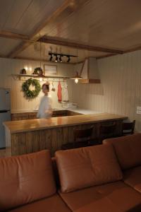 Kuchyň nebo kuchyňský kout v ubytování Bách Xanh House. Nhà ống khói + 17 fotografií