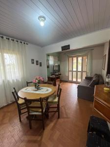 Χώρος καθιστικού στο Casa de veraneio